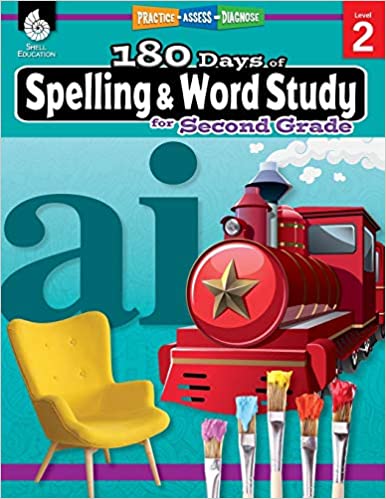 180 Days of Spelling and Word Study Grade 2 - Daily Spelling Workbook for Classroom and Home, Cool and Fun Practice, Elementary School Level - Original PDF
